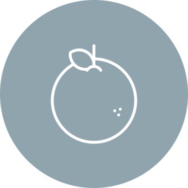 güzel meyve vektör çizgisi simgesi