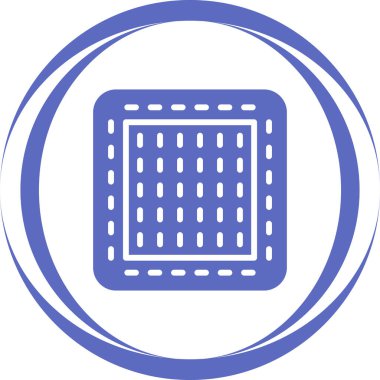 Çip simgesi vektör illüstrasyonu