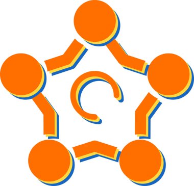 Bir grup insanın vektör çizimi