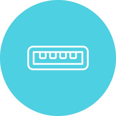 Modern b 'nin vektör illüstrasyonu eksik simgesi