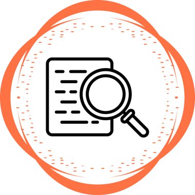 Vektör belgesi Simge illüstrasyonu