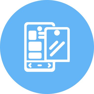 Tablet simge vektör çizim