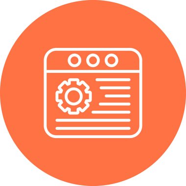 seo modern simgesinin vektör illüstrasyonu