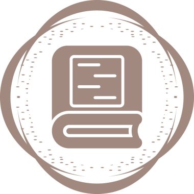 kitap simgesi vektör illüstrasyonu