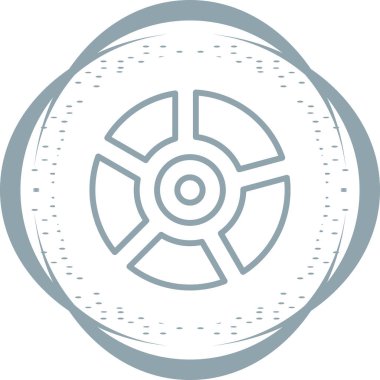 fan simgesi vektör illüstrasyonu