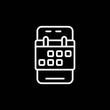Web ve mobil uygulaması tasarımı, hesap makinesi logo kavramı için beyaz arka plan üzerinde izole hesap makinesi simge vektör