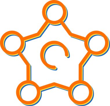 Seo simgesinin vektör illüstrasyonu