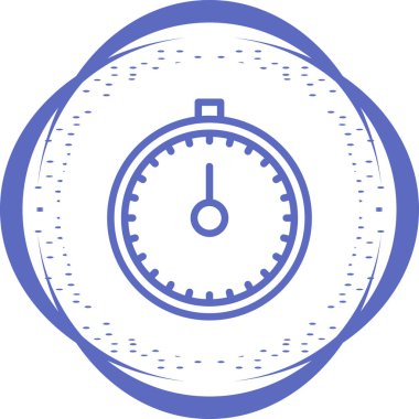 Saat simgesi vektör illüstrasyonu