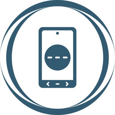 cep telefonu simgesi. vektör illüstrasyonu