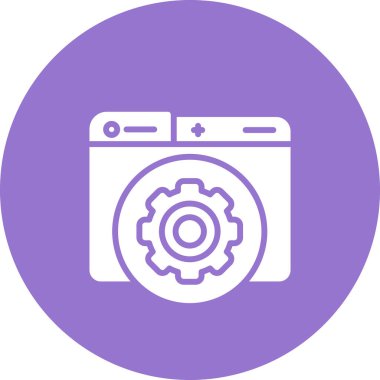 Bakım simgesinin vektör illüstrasyonu