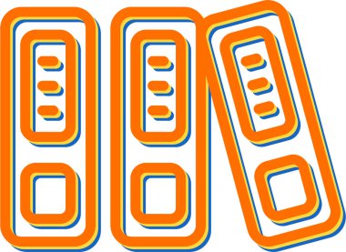 Renkli müzik simgelerinin vektör kümesi