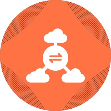 cloud computing. web icon simple design