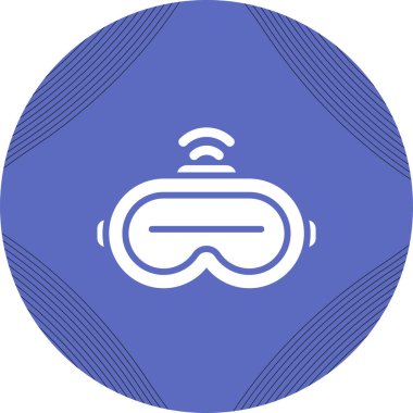 Vr. Web simgesi basit illüstrasyon