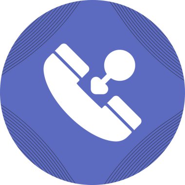 - Telefon. Web simgesi basit illüstrasyon