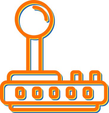 gemi web simgesi, basit vektör illüstrasyonu