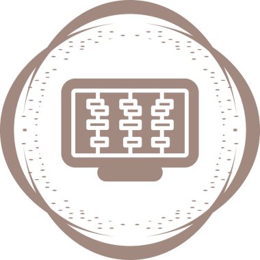 seo modern simgesinin vektör illüstrasyonu