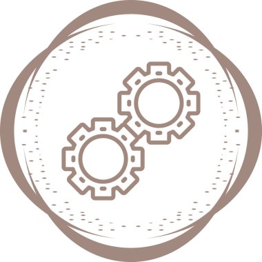 Gears'ı simge vektör çizim