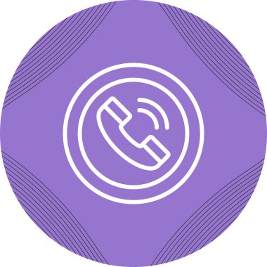 Vektör telefon simgesi illüstrasyonu