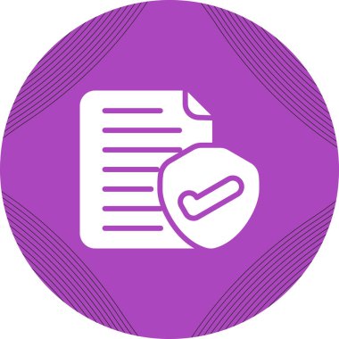 Dosya simgesinin vektör illüstrasyonu