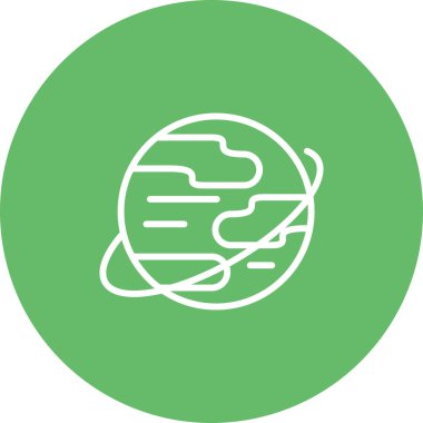 Gezegen simge vektör çizim