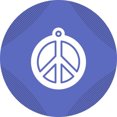 Barış simgesi vektör illüstrasyonu