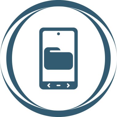 vektör cep telefon simgesi