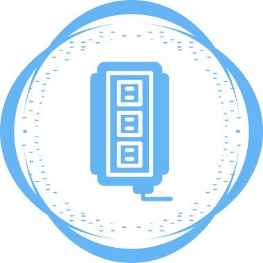 Pil. Web simgesi basit illüstrasyon