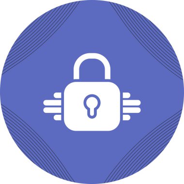 ikon vektör illüstrasyonunu kilitle