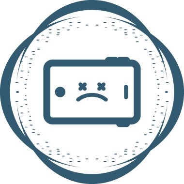 üzgün yüz ifade simgesi