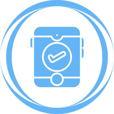 vektör mobil saat ico