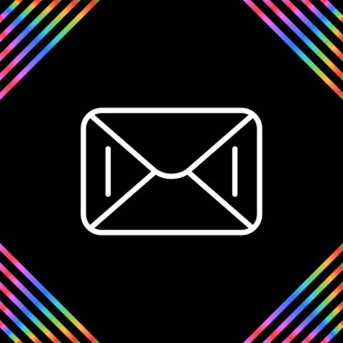 E-posta simge tasarlamak vektör