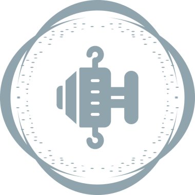 Dambıl simgesinin vektör illüstrasyonu