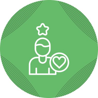 İnsan simgesinin vektör illüstrasyonu