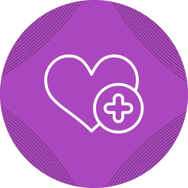 güzel kalp kabartma vektör simgesi