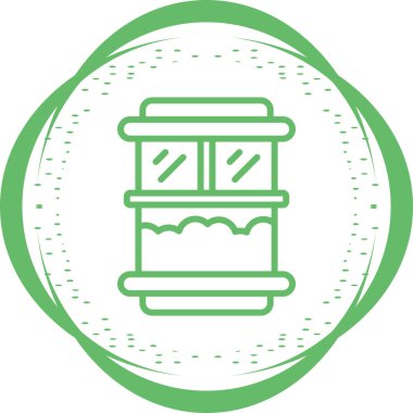 Paranın modern simgesinin vektör illüstrasyonu