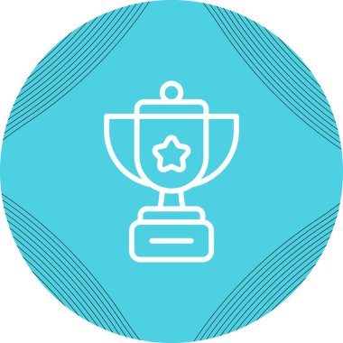 kupa simgesi vektör illüstrasyonu