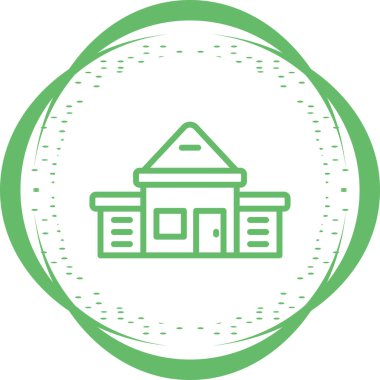 Benzersiz yapı vektör çizgisi simgesi