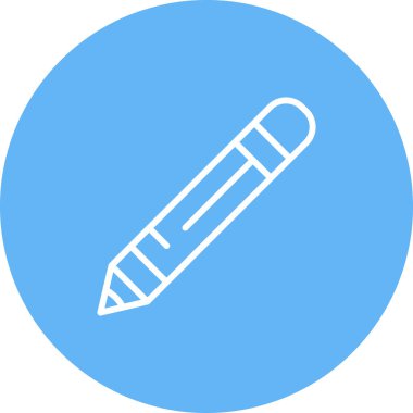 Kalem. Web simgesi basit illüstrasyon