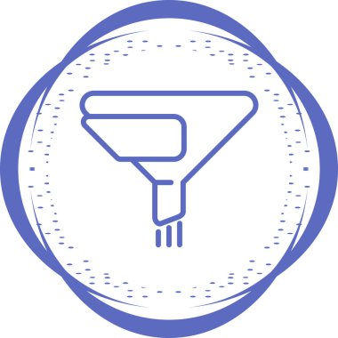 modada izole edilmiş arkaplanda huni simgesi