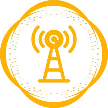Radyo simgesinin vektör illüstrasyonu