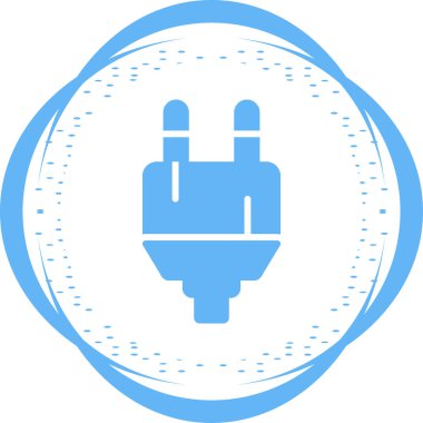 elektrik dolgu ikonu vektör illüstrasyonu