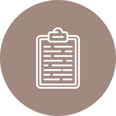 Belge simgesinin vektör illüstrasyonu