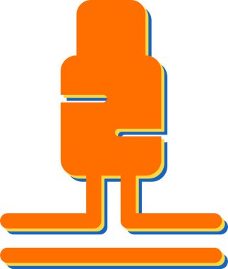 Ofisteki insanların minimalist vektör simgesi