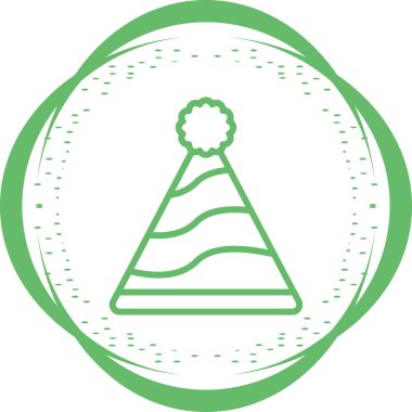 piramit simgesi. Vektör biçimi düz yuvarlak sembol, eko yeşil, yuvarlak açılar, beyaz arkaplan,