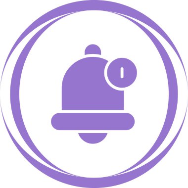 vektör çan simgesi, vektör illüstrasyonu