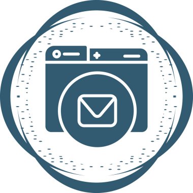 çamaşır makinesi yuvarlanmış vektör simgesi