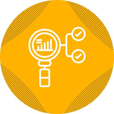 vektör analiz simgesi, illüstrasyon