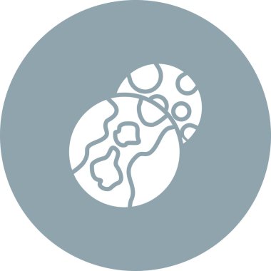 Yumurtalar. Web simgesi basit illüstrasyon