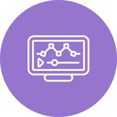 seo modern simgesinin vektör illüstrasyonu