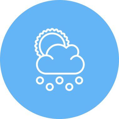 Bulut. Web simgesi basit tasarım